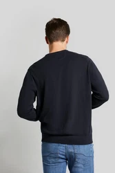 bugatti Pullover Dunkelblau/Blau