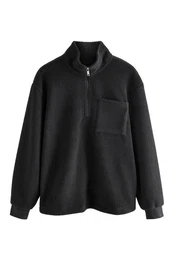 Fleecepullover Fleece-Troyer (1-tlg)