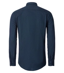 CASAMODA Langarmhemd Strickpullover Dunkelblau/Hellblau