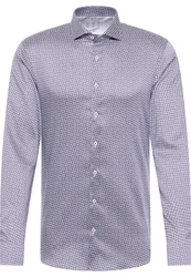 Eterna Langarmhemd SLIM FIT Performance Hemd Lila/Dunkelblau/Grau/Fliederfarben