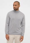 Eterna Strickpullover Grau/Hellgrau
