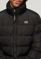 Superdry Steppjacke SPORTS PUFFER JACKET Schwarz