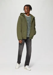 QS Allwetterjacke Winterjacke mit Kapuze Dunkelgrün/Grün