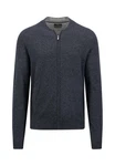 FYNCH-HATTON Strickjacke Dunkelblau/Hellblau/Grau/Blau/Dunkelgrau