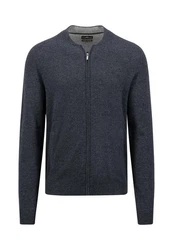 FYNCH-HATTON Strickjacke Dunkelblau/Hellblau/Grau/Blau/Dunkelgrau