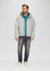 s.Oliver Allwetterjacke Blouson Grau/Hellgrau