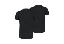 PUMA T-Shirt Herren Basic Crew Tee Schwarz/Dunkelblau
