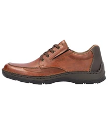 Rieker Halbschuhe Schnürschuh Braun/Beige
