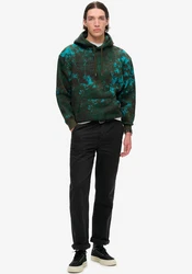 Superdry Kapuzensweatshirt Utility Camo Logo Loose Hood grün