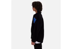 COFI Casuals Winterjacke Oversize Jacke Teddy Schwarz/Braun