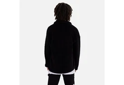 COFI Casuals Winterjacke Oversize Jacke Teddy Schwarz/Braun