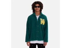 COFI Casuals Winterjacke Oversize Jacke Teddy Grün/Dunkelgrün