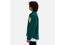 COFI Casuals Winterjacke Oversize Jacke Teddy Grün/Dunkelgrün