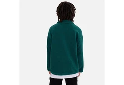 COFI Casuals Winterjacke Oversize Jacke Teddy Grün/Dunkelgrün