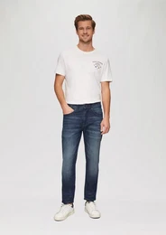 Stoffhose Jeans Mauro / Regular Fit / Mid Rise / Tapered Leg Blende