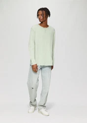 QS Langarmshirt Longsleeve Hellgrün/Hellblau/Grün