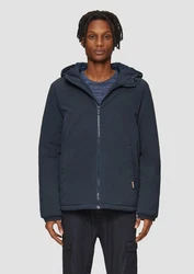 QS Allwetterjacke Winterjacke mit Kapuze Dunkelblau