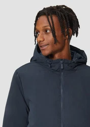 QS Allwetterjacke Winterjacke mit Kapuze Dunkelblau