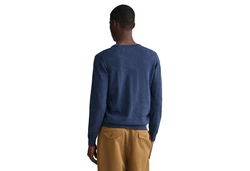Gant Strickpullover Classic Cotton V-Neck navy/rot/wei