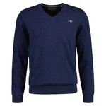 Gant Strickpullover Classic Cotton V-Neck navy/rot/wei