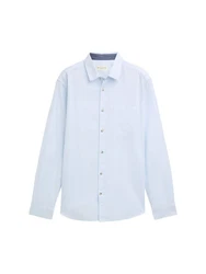 TOM TAILOR Hemd Hellblau/Blau