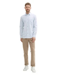 TOM TAILOR Hemd Hellblau/Blau