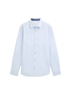 TOM TAILOR Hemd Hellblau/Blau TOM TAILOR Hemd Hellblau/Blau