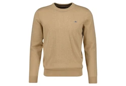 Gant Pullover CLASSIC COTTON C-NECK Khaki Melange/khaki melange