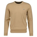 Gant Pullover CLASSIC COTTON C-NECK Khaki Melange/khaki melange