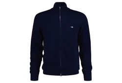 Gant Strickjacke CASUAL COTTON ZIP CARDIGAN Blau/blau