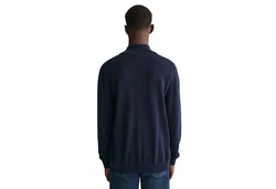 Gant Strickjacke CASUAL COTTON ZIP CARDIGAN Blau/blau