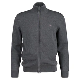 Sweatshirt Herren Strickjacke - CASUAL COTTON ZIP CARDIGAN