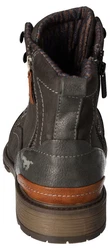 MUSTANG Stiefelette Schnürboots Braun/Dunkelbraun/Dunkelgrün
