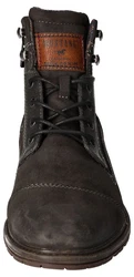 MUSTANG Stiefelette Schnürboots Braun/Dunkelbraun/Dunkelgrün