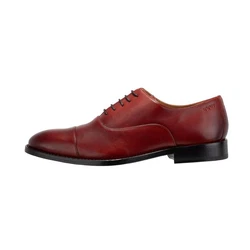 JOOP! Herren Lace Up Lusso Santinos Sneaker Braun/Orange/Rot