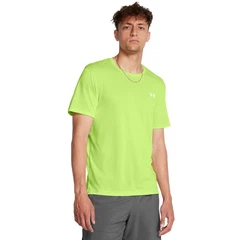 Under Armour T-Shirt UA LAUNCH SHORTSLEEVE Grün/Gelb/Neonfarben