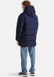 United Colors of Benetton Steppjacke mit verstellbarer Kapuze Dunkelblau/Blau