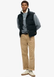 Superdry Steppweste NON HOODED EVEREST GILET Dunkelblau/Schwarz/Grau/Blau