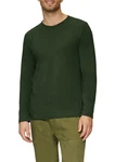 s.Oliver Langarmshirt Dunkelgrün/Grün