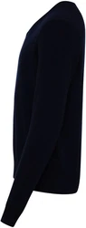 Zwillingsherz Kaschmirpullover V-Ausschnitt 