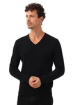 Zwillingsherz Kaschmirpullover V-Ausschnitt 