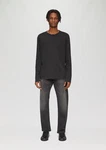 QS Langarmshirt Longsleeve Dunkelgrau/Grau/Schwarz/Hellgrau