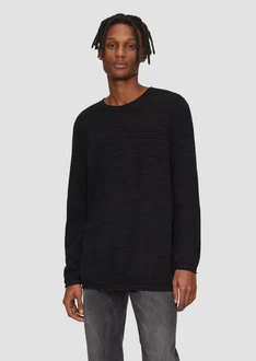 QS Strickpullover Schwarz