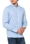 RedBridge Langarmhemd Hellblau/Blau/Dunkelblau