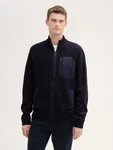 TOM TAILOR Cardigan Strickjacke mit Logo Badge 