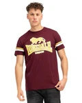 Lonsdale T-Shirt Methley Bordeaux/Dunkelrot