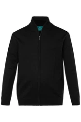 Boston Park Poloshirt Strickjacke Langarm Stehkragen 