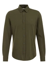 WE Fashion Businesshemd Dunkelgrün/Khaki