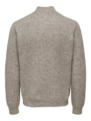 Only & Sons Pullover ONSTegan Grau/Hellgrau/Braun/Beige/Khaki