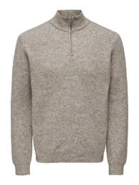 Strickpullover ONSTEGAN REG 5 WOOL HALF ZIP KNIT B